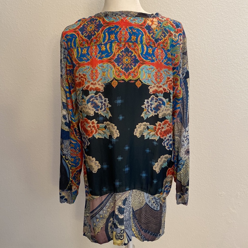 Johnny Was Silk tunic - Picture 5 of 6